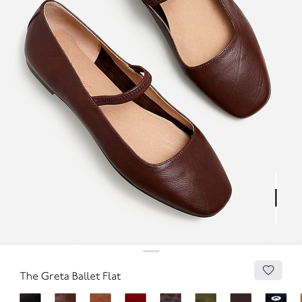 Madewell Greta Ballet Flat in Dark Brown